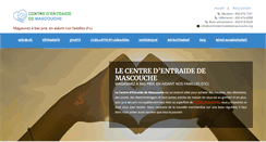 Desktop Screenshot of centredentraidedemascouche.org