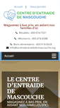 Mobile Screenshot of centredentraidedemascouche.org