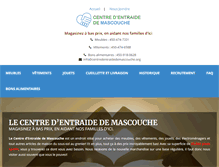 Tablet Screenshot of centredentraidedemascouche.org